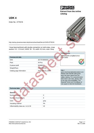 2775016 datasheet  